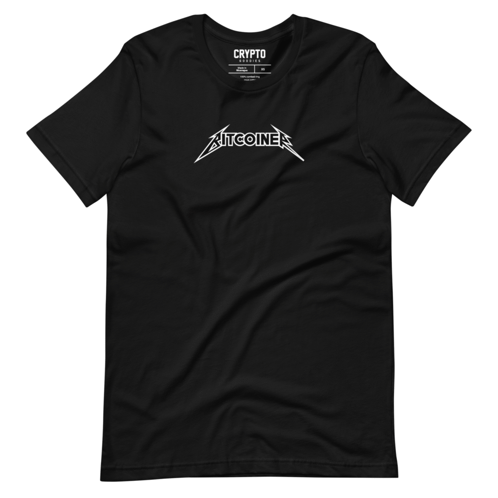 unisex staple t shirt black front 6859c1f1a3943 - Bitcoiner Rocks T-Shirt
