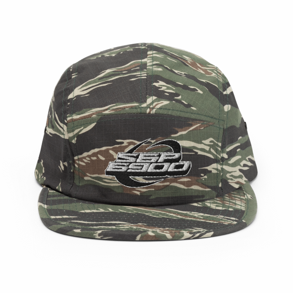 5 panel cap green tiger camo front 68761b8f776ee - SPX6900 Five Panel Cap