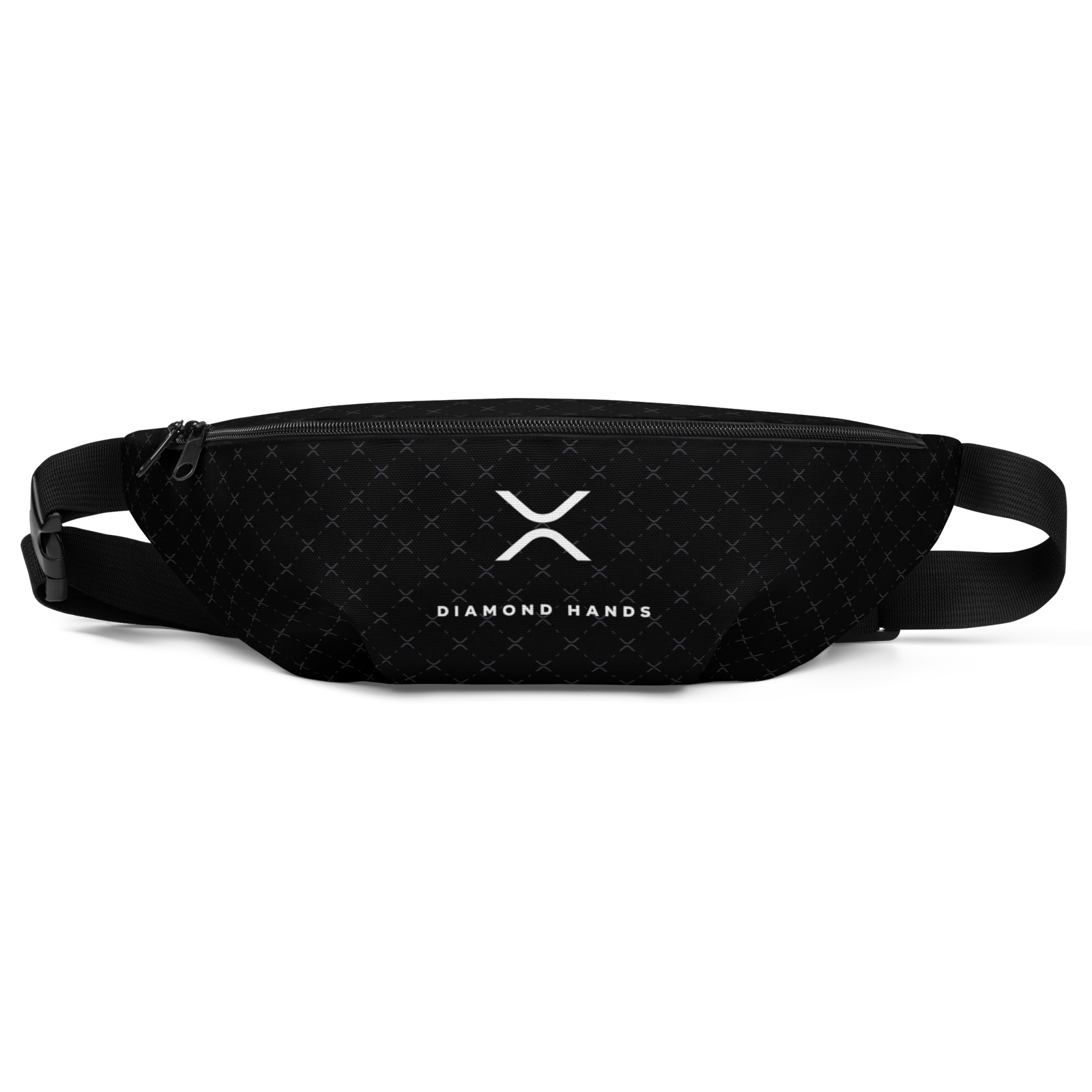 all over print fanny pack white front 68825b4704f0d - XRP: Diamond Hands Fanny Pack