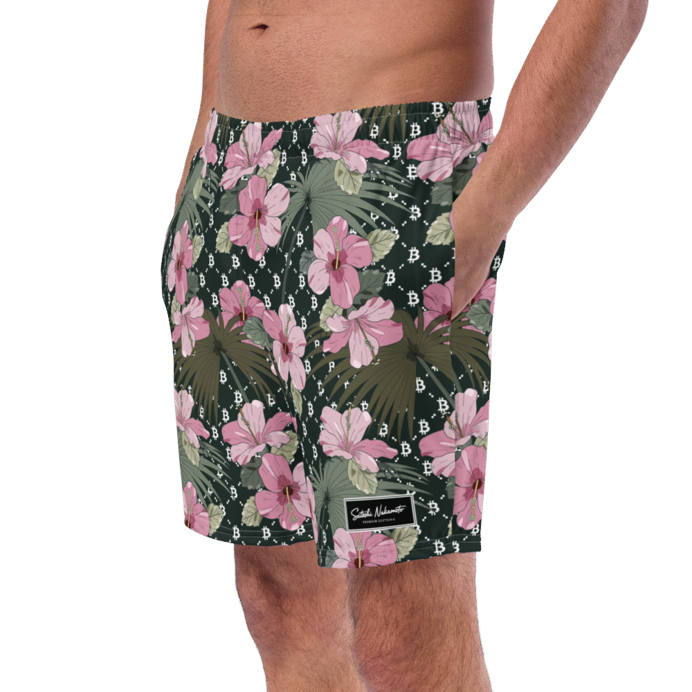 Bitcoin Aloha Premium Swim Trunks - Image 4