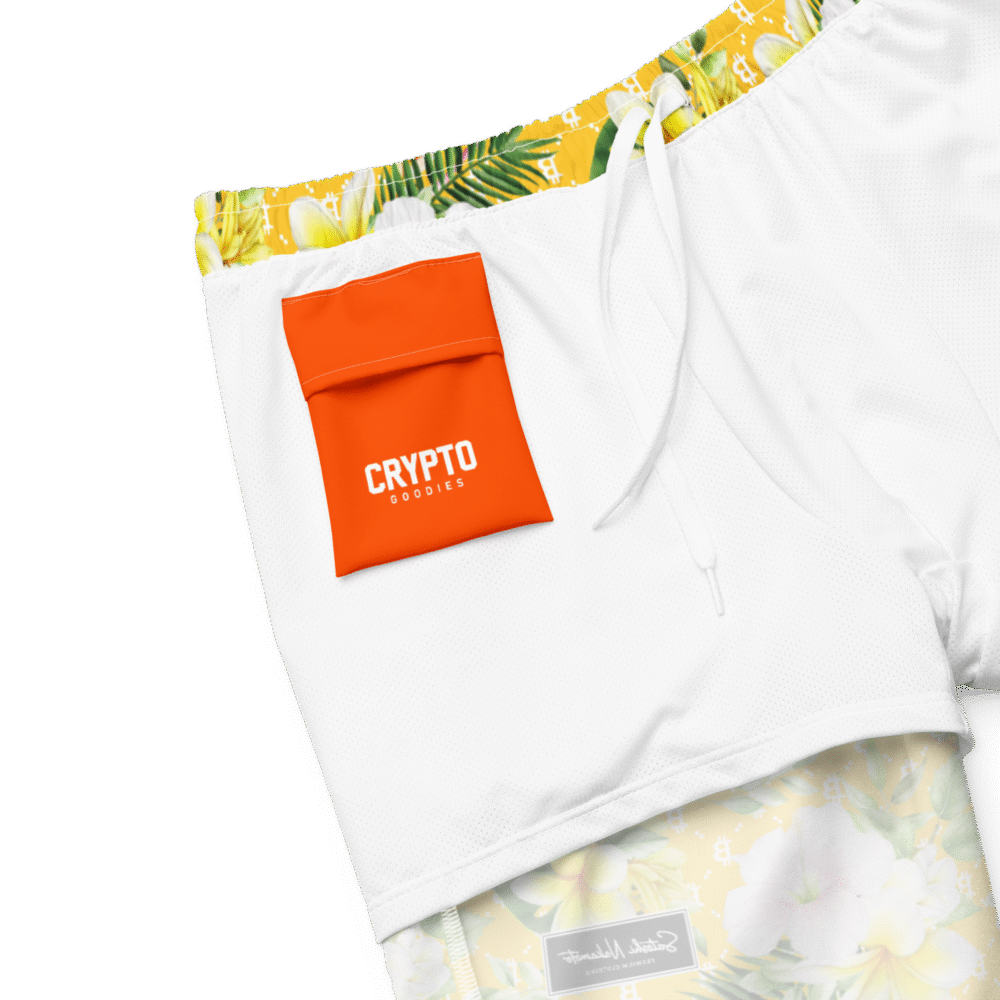 Bitcoin Aloha II Premium Swim Trunks