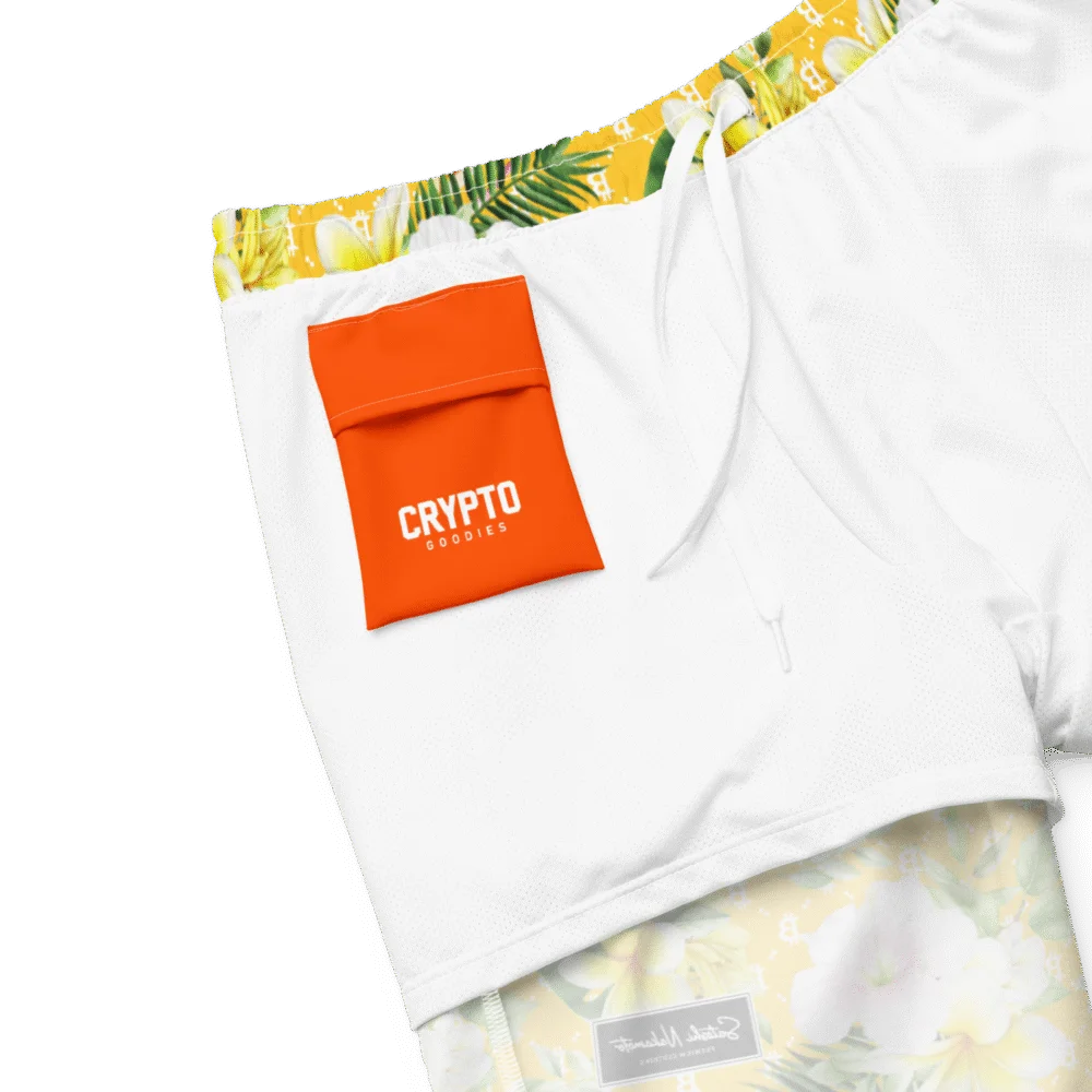 Bitcoin Aloha II Premium Swim Trunks - Image 5