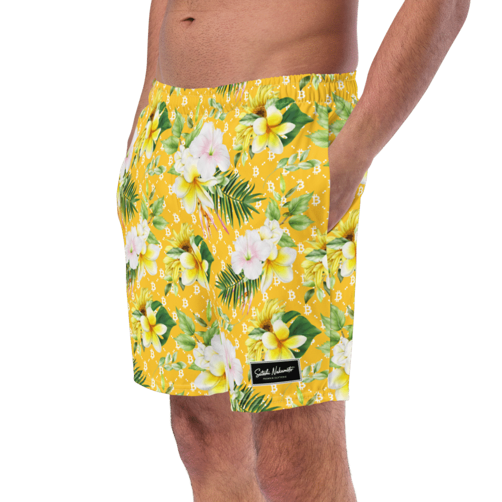Bitcoin Aloha II Premium Swim Trunks