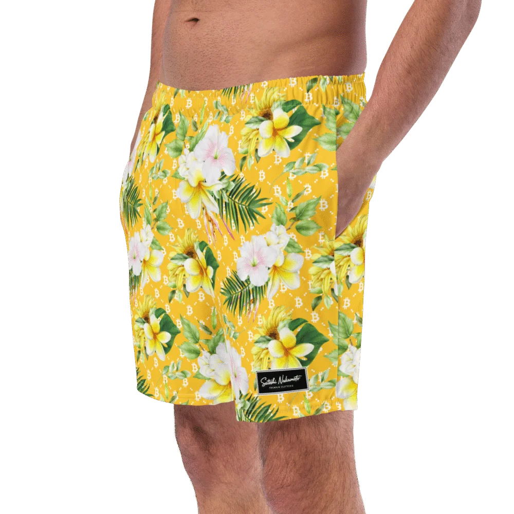 Bitcoin Aloha II Premium Swim Trunks - Image 4