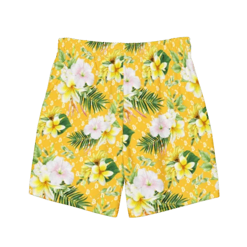 Bitcoin Aloha II Premium Swim Trunks