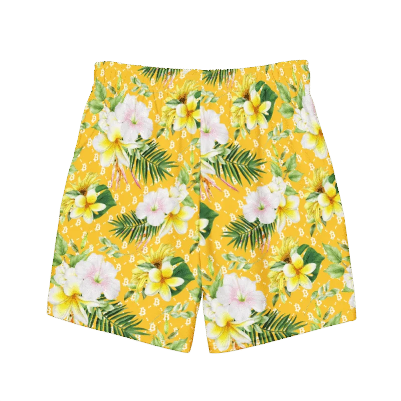 Bitcoin Aloha II Premium Swim Trunks