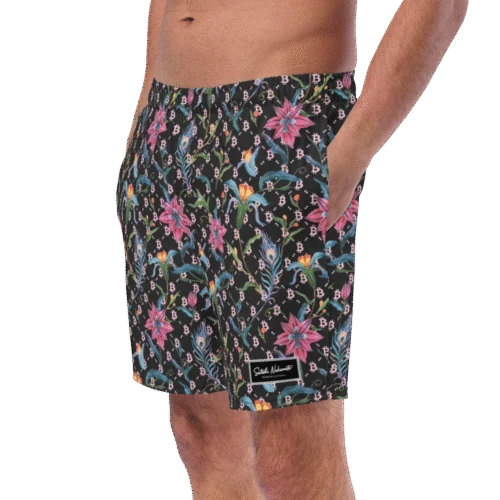 Bitcoin Aloha III Premium Swim Trunks