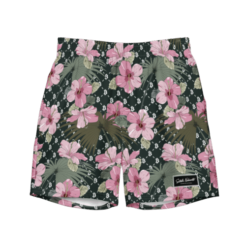 Bitcoin Aloha Premium Swim Trunks