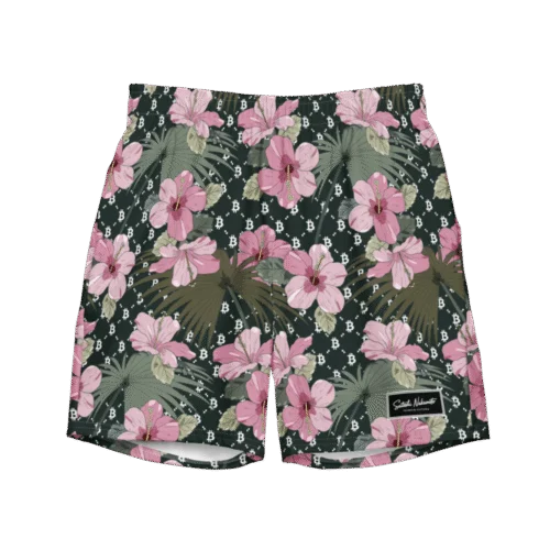 Bitcoin Aloha Premium Swim Trunks