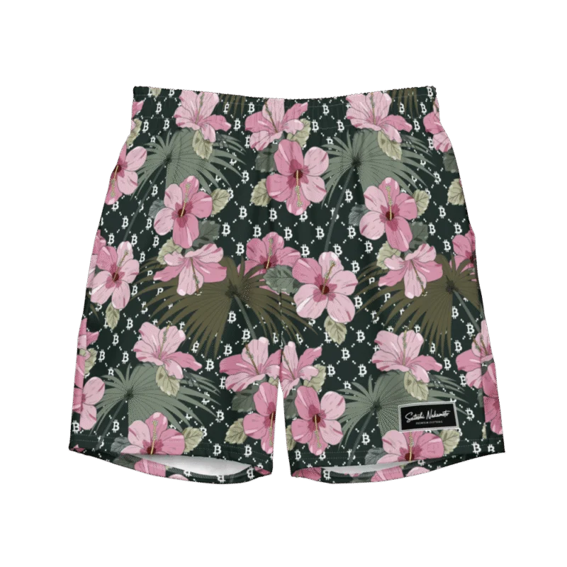 Bitcoin Aloha Premium Swim Trunks