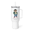 Bitcoin Bear Travel Mug With a Handle