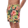 Bitcoin Floral Paradise Premium Swim Trunks