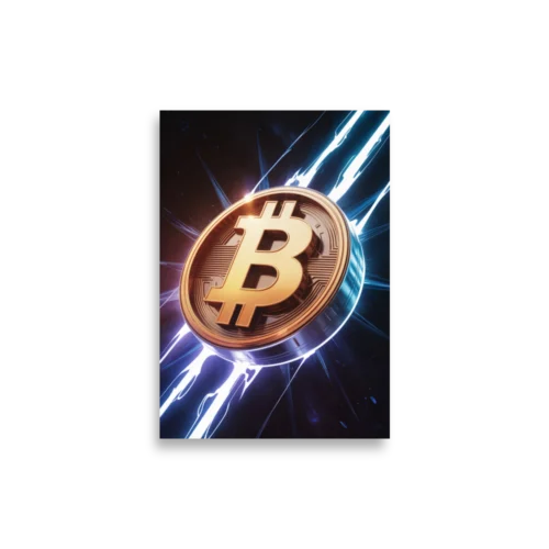 Bitcoin Galaxy Poster