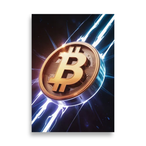 Bitcoin Galaxy Poster