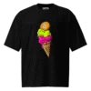 Bitcoin Ice cream Oversized T-Shirt