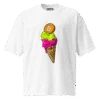 Bitcoin Ice cream Oversized T-Shirt