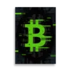 Bitcoin Matrix Glitch Poster