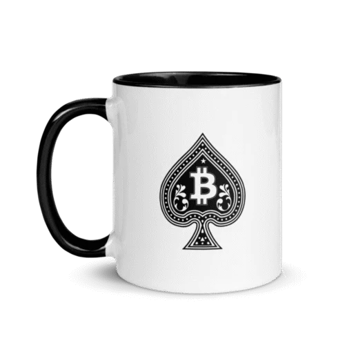 Bitcoin Spade Mug
