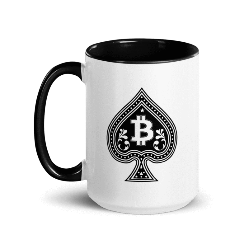 Bitcoin Spade Mug