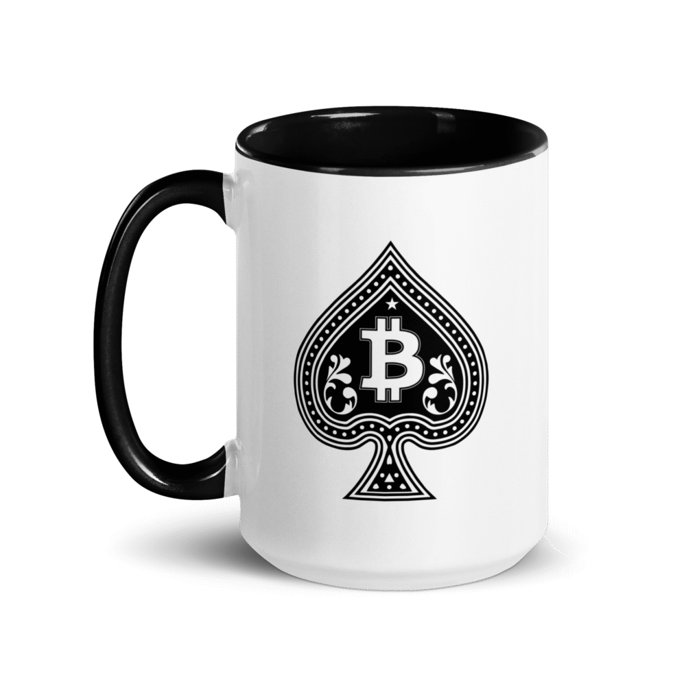 Bitcoin Spade Mug
