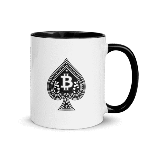 Bitcoin Spade Mug
