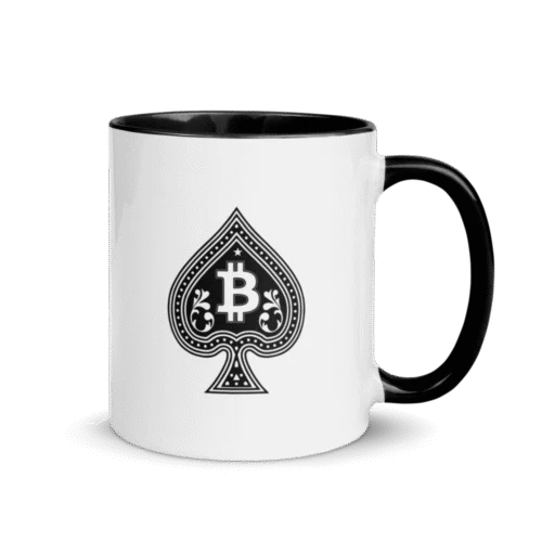 Bitcoin Spade Mug