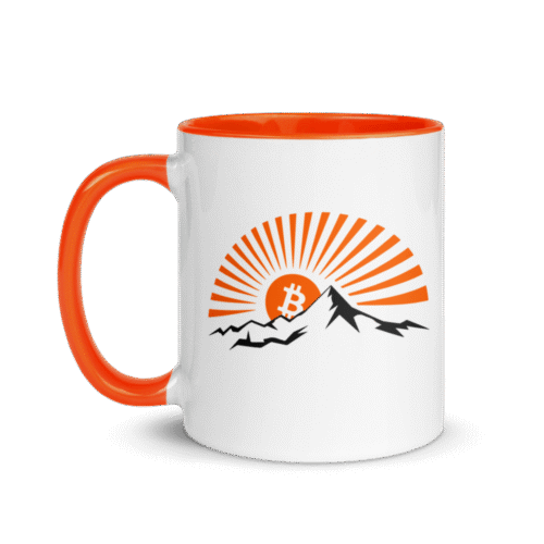 Bitcoin Sunrise Mug