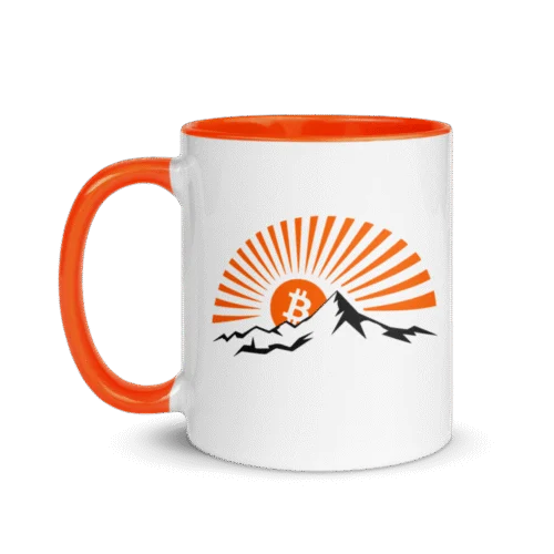 Bitcoin Sunrise Mug