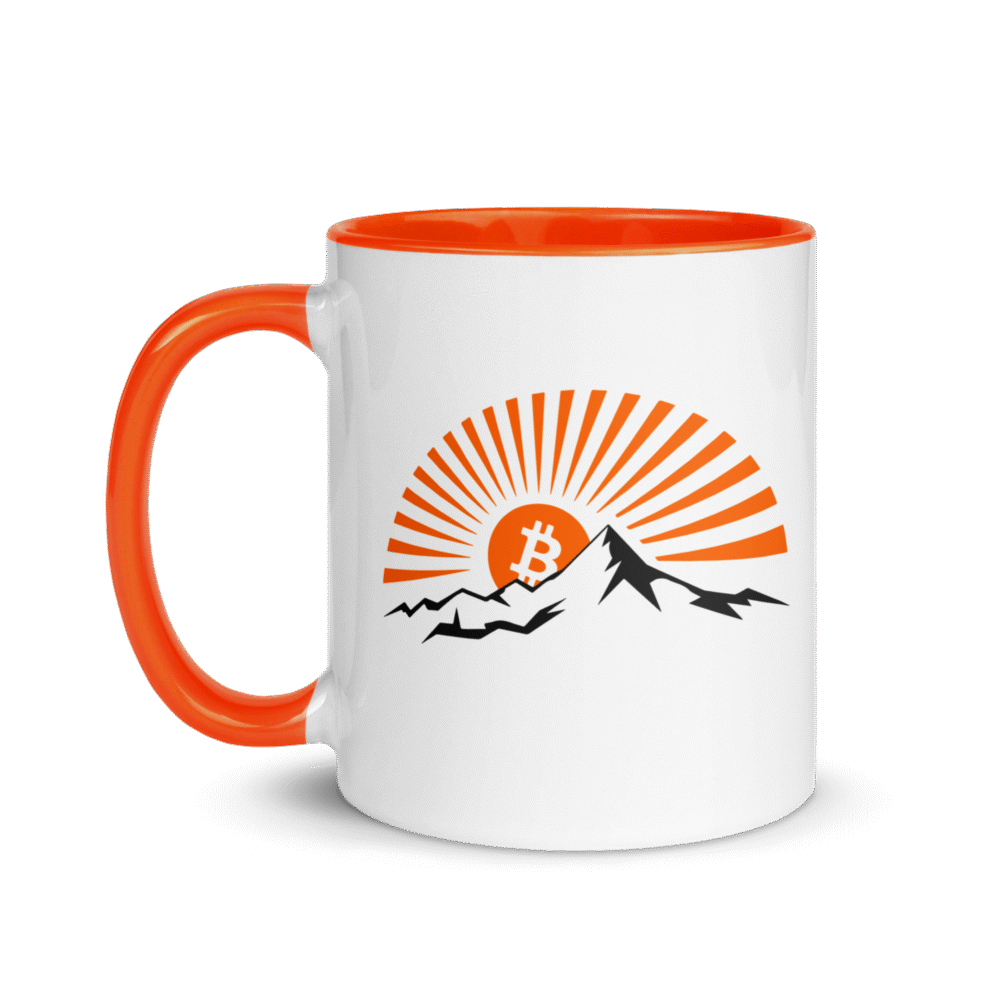 Bitcoin Sunrise Mug