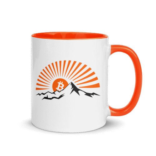 Bitcoin Sunrise Mug