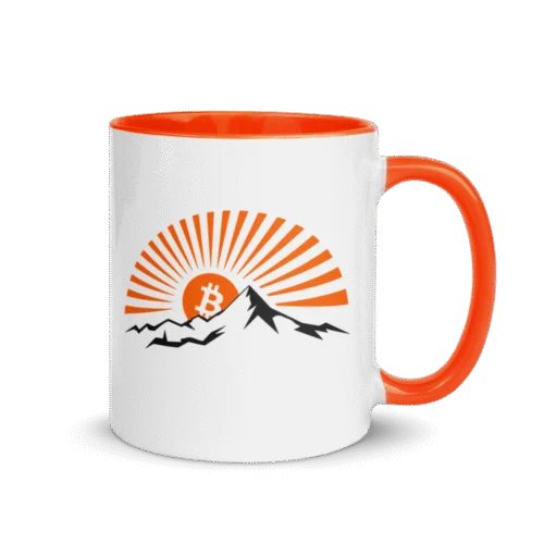 Bitcoin Sunrise Mug