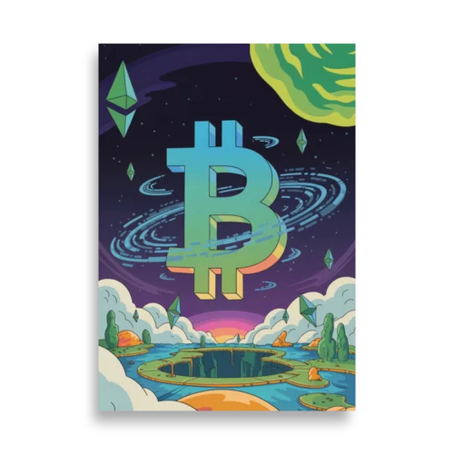 Bitcoin: The Other World Poster
