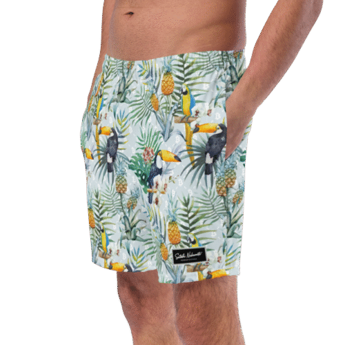 Bitcoin Tropical Premium Swim Trunks