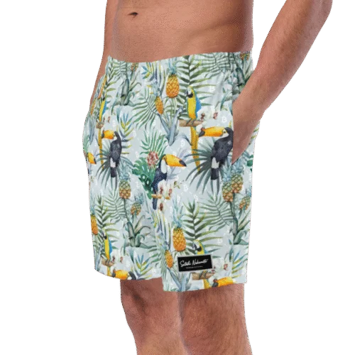 Bitcoin Tropical Premium Swim Trunks