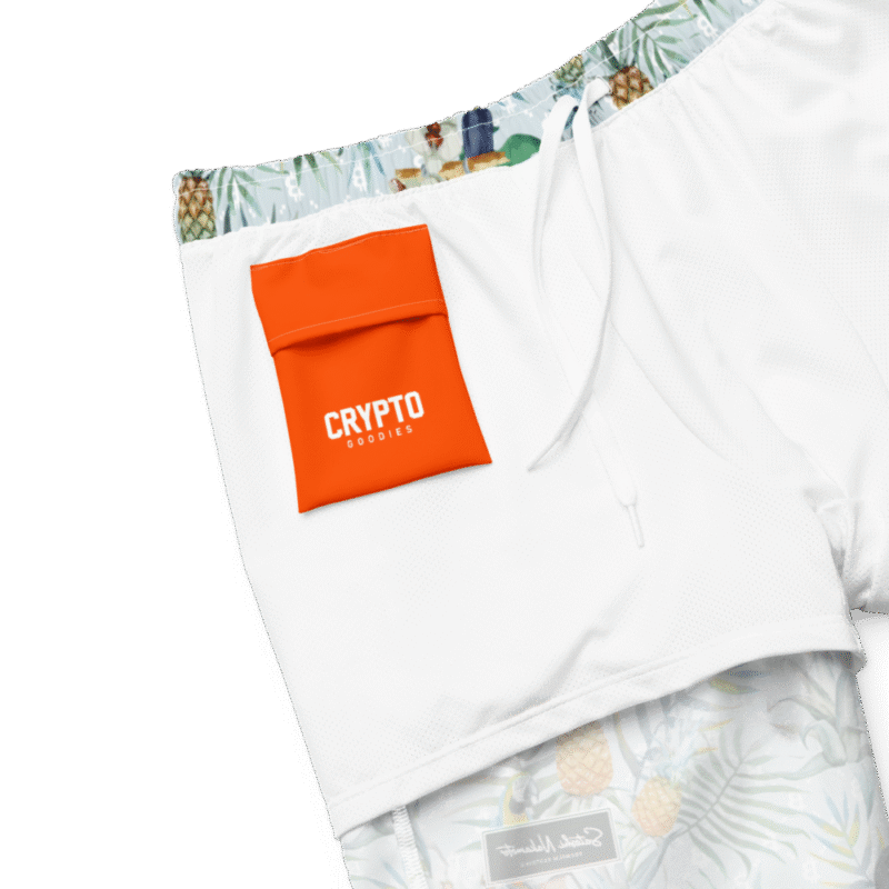 Bitcoin Tropical Premium Swim Trunks