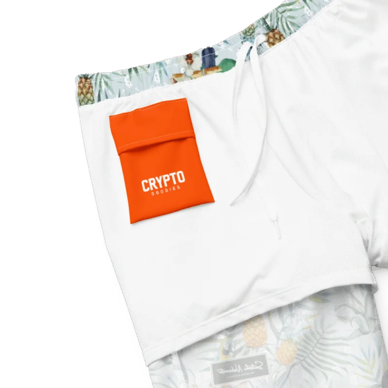 Bitcoin Tropical Premium Swim Trunks
