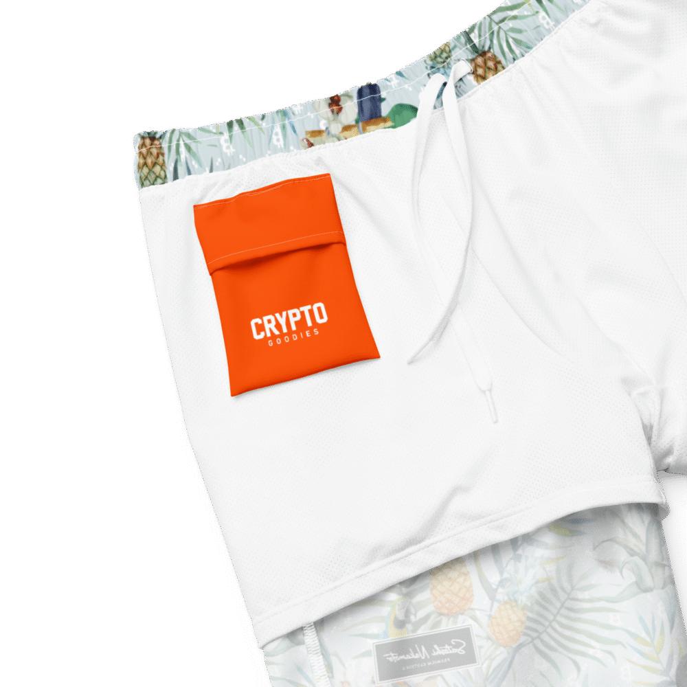 Bitcoin Tropical Premium Swim Trunks