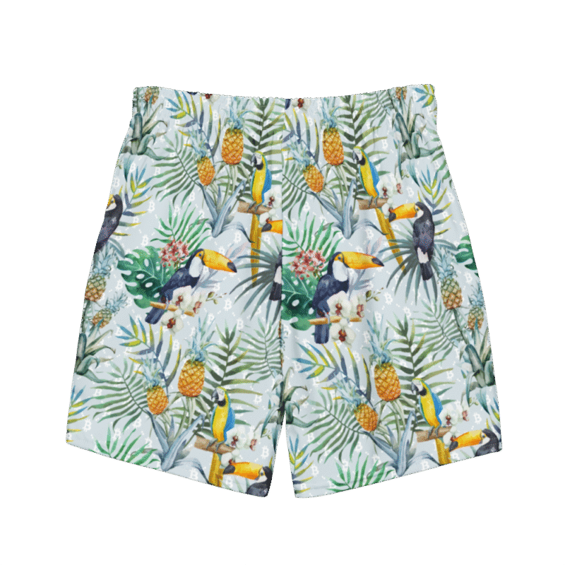 Bitcoin Tropical Premium Swim Trunks