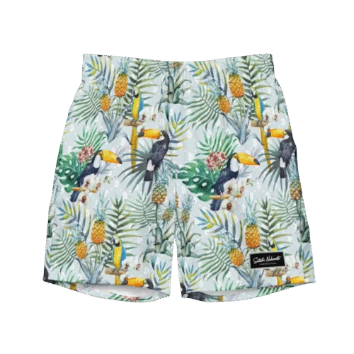 Bitcoin Tropical Premium Swim Trunks