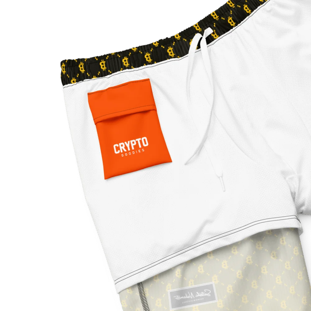 Bitcoin YLW Fashion Premium Swim Trunks - Image 5