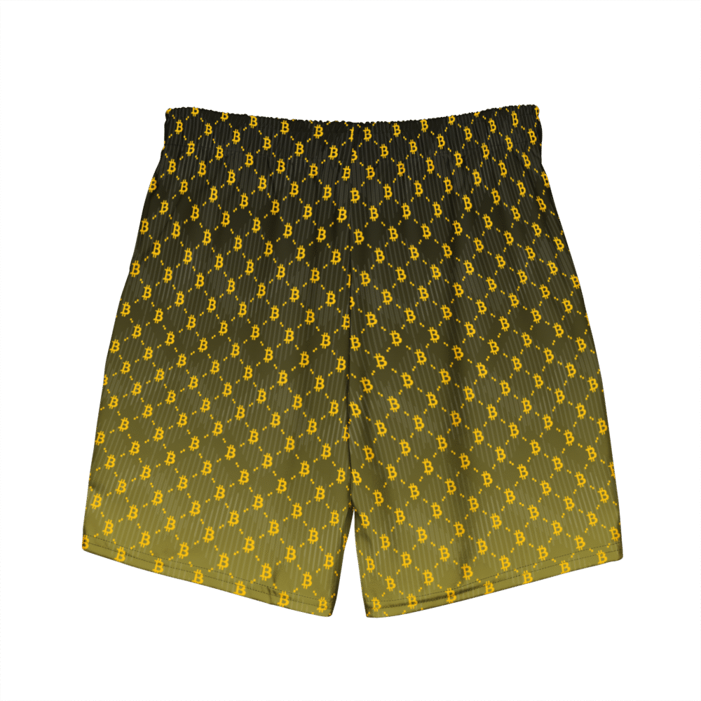 Bitcoin YLW Fashion Premium Swim Trunks