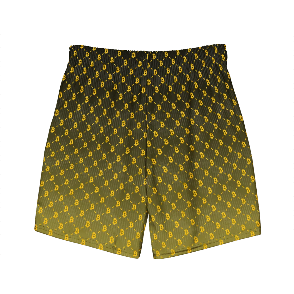 Bitcoin YLW Fashion Premium Swim Trunks - Image 3