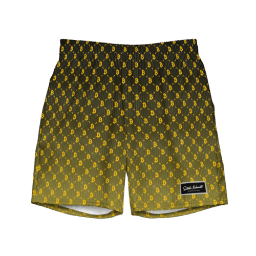 Bitcoin YLW Fashion Premium Swim Trunks