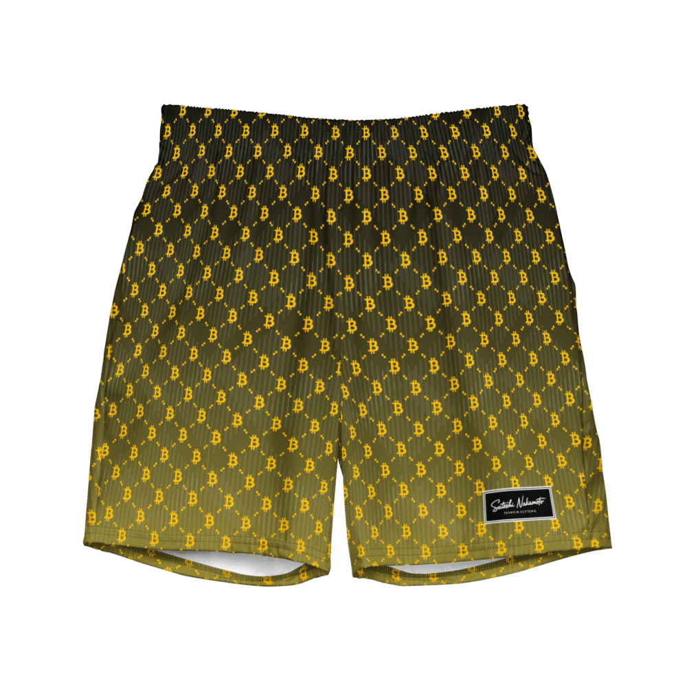 Bitcoin Ylw Fashion Premium Swim Trunks