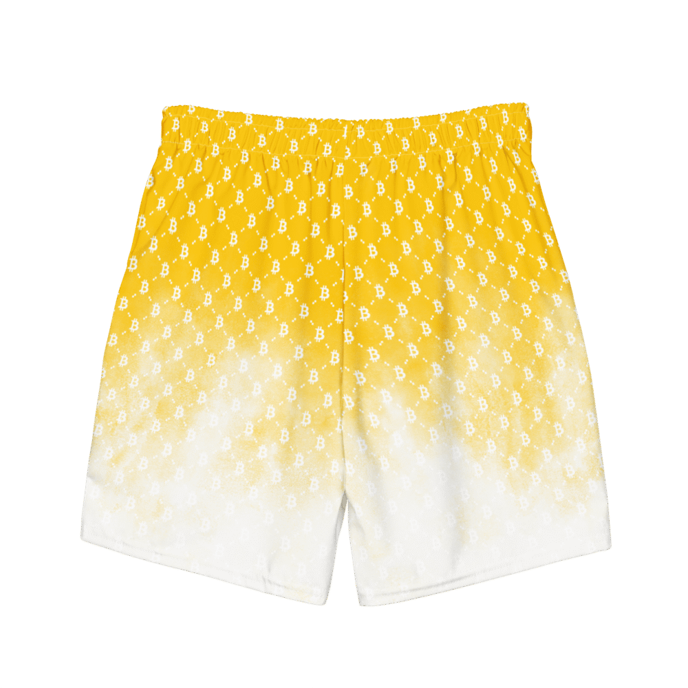 Bitcoin YLW II Fashion Premium Swim Trunks