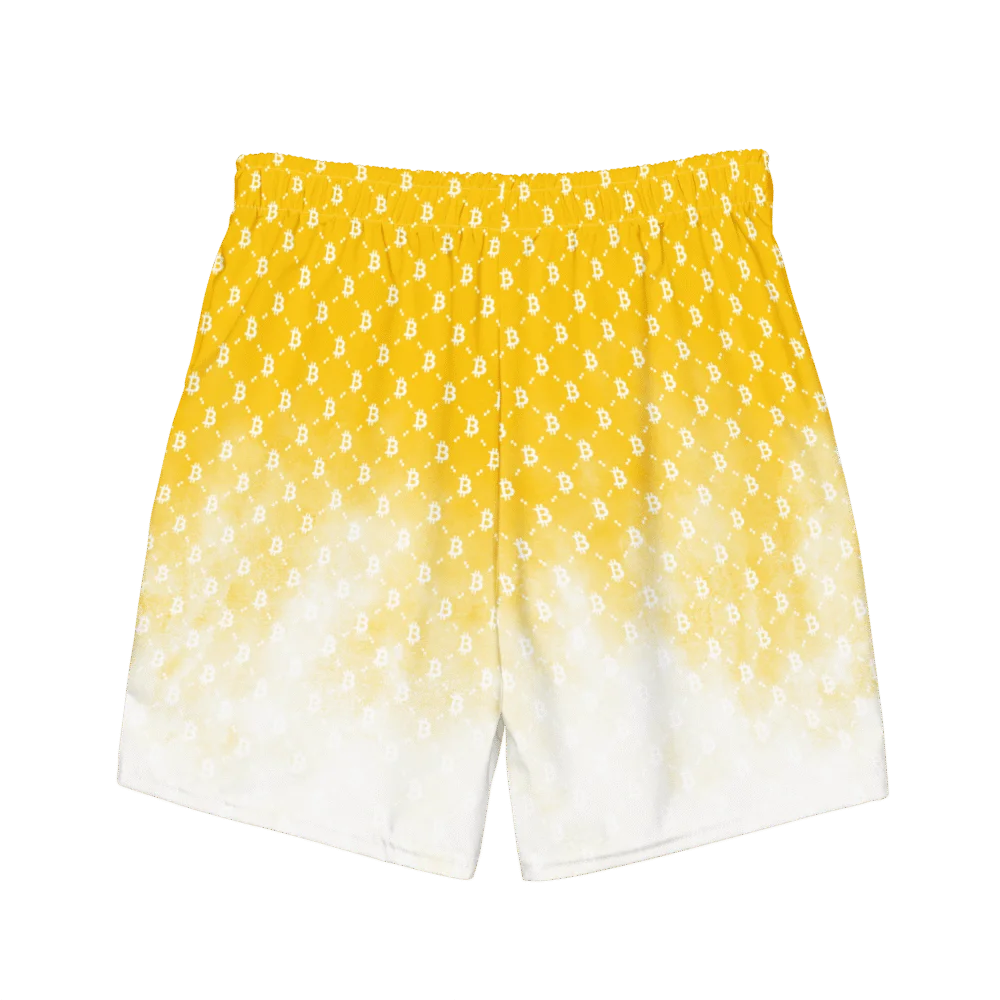 Bitcoin YLW II Fashion Premium Swim Trunks - Image 3