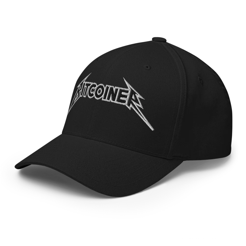 Bitcoiner Rocks Closed-Back Cap - Image 3
