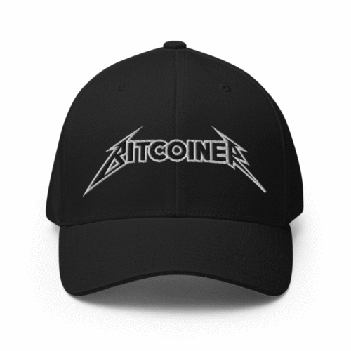 Bitcoiner Rocks Closed-Back Cap