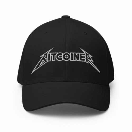 Bitcoiner Rocks Closed-Back Cap
