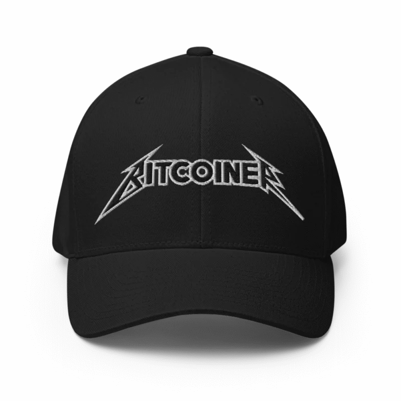 Bitcoiner Rocks Closed-Back Cap